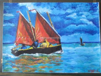 Huile sur toile - Format : 33 X 24 / 2001 ( collection particulière - Nantes 2001 )