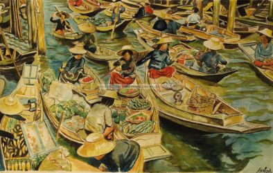 Marché flottant ( Thailand )