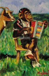 Huile sur toile : format 24 X 16 / 2001 ( Collection particulière - Redon 2021 )