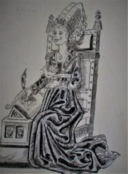 Encre dechine - format 27 X 38 / 2016 ( collection particulière -La Turbale 2022 )