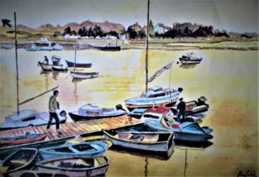 Aquarelle - format 40 X 50 / 2009 ( disponible )