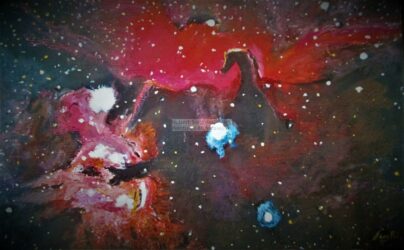 Pastel sur toile - format 61 X 38 /2012 ( disponible )