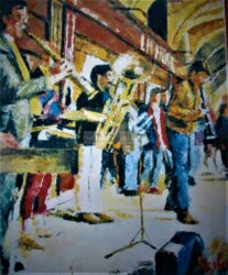 Huile sur toile - format 46X 38 / 1992 ( collection particulière - Paris 1997)