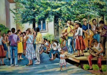 Huile sur toile - format 92 X 65 /1998 (collection particulière -Amsterdam 2016 )