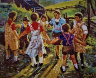 Huile sur toile - format 61 X 50 / 1995 ( collection particulière - Amiens 1998 )