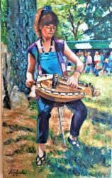 Huile sur toile - format 61 X 38 / 2000 (Collection particulière Saint-Chartier 2022 )