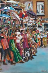 Huile sur toile - format 83 X 50 / 2012 ( disponible )