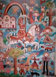 Huile sur toile - format 130 X 97 / 2012 ( collection particulière - Paris 2013 )