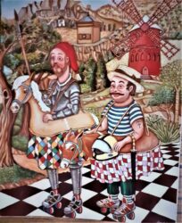 Huile sur toile - format 65 X 50 / 1985 ( collection particulière 6 vITRY S/Seine 2001 )