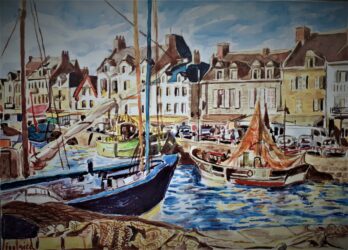 Aquarelle - format 30 X 40 / 1997 ( collection particulière - Nantes 2002 )