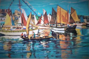 Huile sur toile - format 92 X 60 / 2001 ( disponible )