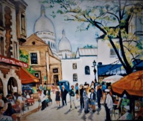 Huile sur toile - format 61 X 46 / 1990( collection particulière - La Baule 1992 )