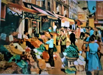 Huile sur toile - format 46 X 33 / 1991 ( collection particulière - Paris 1996 )