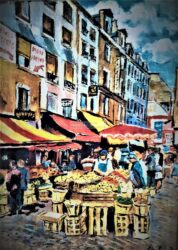 Huile sur toile - format 46 X 33 / 2001 ( collection particulière - Paimpol 2001 )