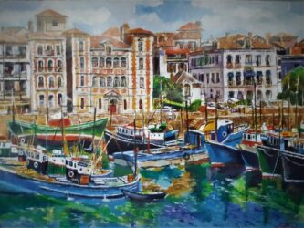 Huile sur toile - format 73 X 60 / 2001 ( disponible )