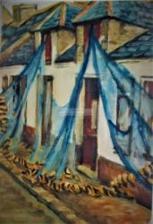 Huile sur toile - format 35 X 27 / 1983 ( collection particulière - Paris 1990 )