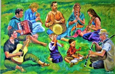 Huile sur toile : 92 X 60 /2016 ( disponible )