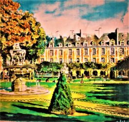 Aquarelle - 30 X 40 / 1986 ( collection particulière - Roubaix 1992 )