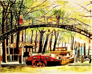 Aquarelle : 30 X 40 / 2000 ( collection particulière - Paris 2003 )