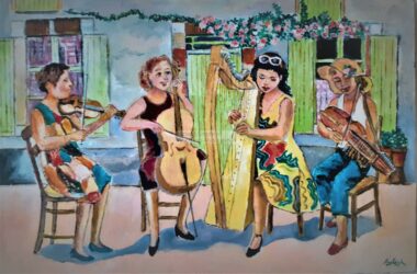 Huile sur toile : 81 X 54 / 2021 ( disponible )