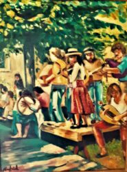 Huile sur toile :61 X 46 / 1992 ( disponible )