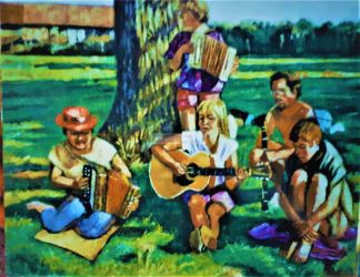 Huile sur toile : 55 X 46 / 1997 ( collection particulière - Paris 2000 )