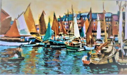 Huile sur toile : 55 X 33 / 2001 ( collection particulière - Le Pouliguen )