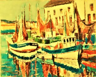 Huile sur toile : 41 X 33 / 1999 ( collection particulière - Le Pouliguen 2001 )