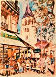 Aquarelle : 24 X 30 / 1997 ( collection particulière - Paris 1999 )