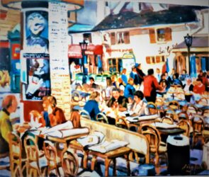 Huile sur toile : 46 X 38 / 1995 ( collection particulière - Paris 1996 )