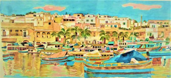 Aquarelle : 25 X 40 / 2014 ( commande particulier )