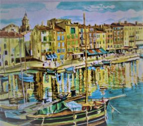 Aquarelle : 41 X 30 / 1999 (collection particulière - Paris )