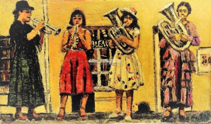 Huile sur toile : 46 X 27 / 1997 ( disponible )