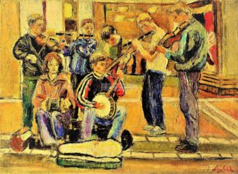 Huile sur toile : 55 X 38 / 2023 ( Colllection particulière - La Turballe 2025 )