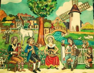 Huile sur toile - 78 X 97 / 2024 ( toile disponible )