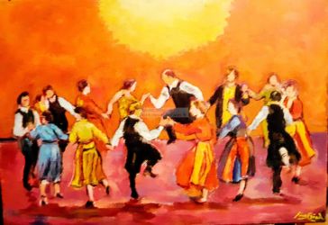 Huile sur toile - 35 X 50 / 2023 ( toile disponible )